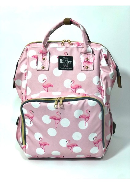 Harika Ikizler Flamingo Anne Bebek Bakım Çantası
