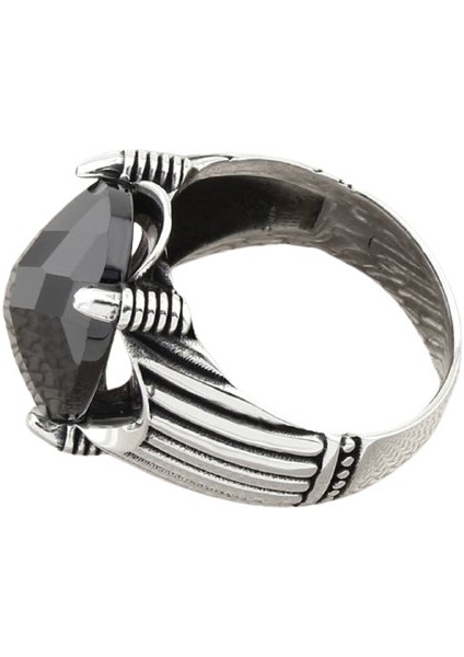 Erkek Yüzük Gümüş 925 Ayar Zirkon Taşlı fiyatları