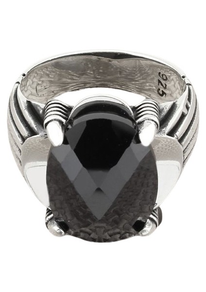 Erkek Yüzük Gümüş 925 Ayar Zirkon Taşlı modelleri