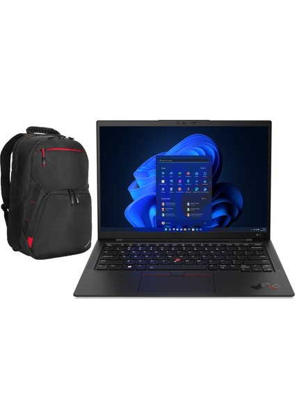 X1 Carbon Intel Core I7-1260P 16GB 4tb SSD 14" Wuxga Freedos Taşınabilir Bilgisayar 21CB0074TX 017 + Lenovo Çanta