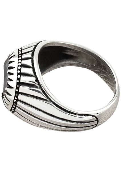 Erkek Yüzük Gümüş 925 Ayar Zirkon Taşlı modelleri