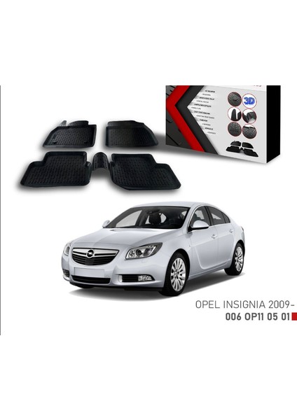 Opel Insignia -2009 Için Uyumlu 3D Paspas