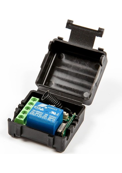 12V 10A 433MHz 1 Kanallı Kablosuz RF Alıcılı Röle Modülü (Kutulu)