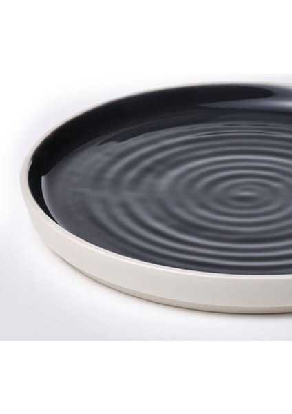 Ombonad, Tatlı Tabağı Seti, 20 Cm, Gri