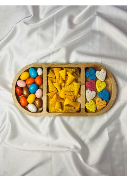 3’Lü Sunum Tabağı