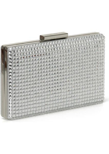 Jostone 4fx Gümüş Kadın Clutch