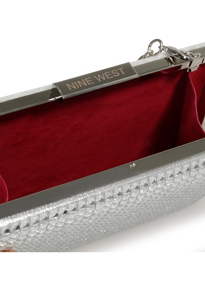 Jostone 4fx Gümüş Kadın Clutch