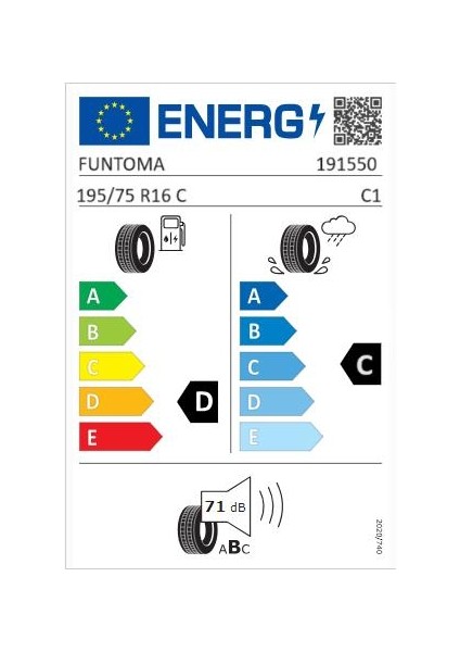 195/75 R16C 107/105R 8Pr Vanfun Yaz Lastiği ( Üretim Yılı: 2024 ) fiyatları