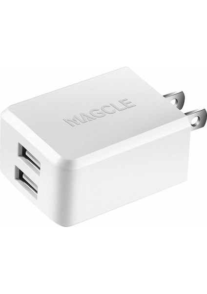 Magcle Çift USB Şarj Aleti 5V2.4A Duvar Şarj Cihazı Cep Telefonu Için Çift USB Bağlantı Noktası Seyahat Duvar Şarj Cihazı Akıllı Telefon USB Şarj Aleti Adaptörü (Yurt Dışından) fiyatları