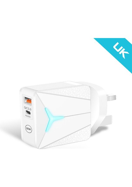 Pd USB Şarj Aleti 30W Hızlı Şarj USB C Şarj Cihazı Hızlı Charge3.0 Adaptörü IPhone Samsung Xiaomi Cep Telefonu Şarj Cihazı Duvar Şarj Cihazı (Yurt Dışından)