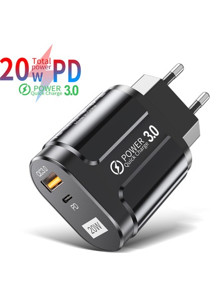 Fantasygoods 20W Pd Qc3.0 Hızlı Şarj USB Şarj Cihazı iPhone 12 Pro Max Samsung Xiaomi Cep Telefonu Hızlı Şarj Cihazı (Yurt Dışından) fiyatları