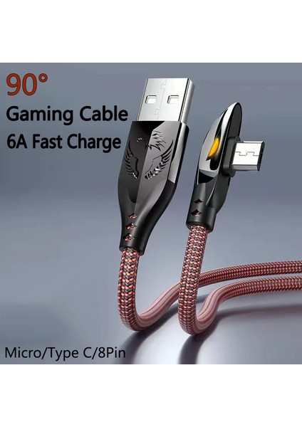66W Dirsek USB C Kablosu Hızlı Şarj Telefon Kablosu Mikro USB Tip C Vooc Scp PD20W iPhone Huawei Xiaomi Realme Için Hızlı Şarj Kablosu (Yurt Dışından) fiyatları