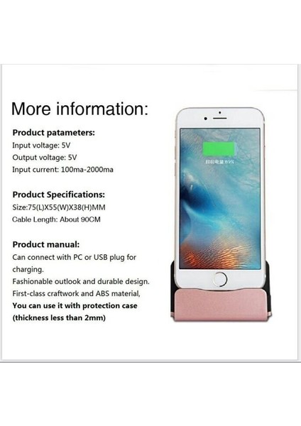 Samsung S8 Artı Xiaomi Huawei Lg Htc Android Telefon Mikro Tip-C iPhone Dock Şarj Cihazı Senkronizasyon Veri Yerleştirme Istasyonu Şarj (Yurt Dışından) indirimleri