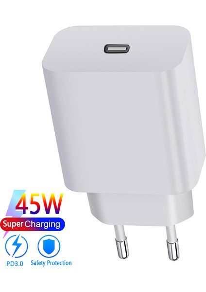 Pd 45W USB Tip C Şarj Cihazı iPhone 12 Pro Max Xiaomi Hızlı Şarj 3.0 Qc Usb-C Hızlı Şarj Seyahat Duvar Şarj Cihazı Samsung Için (Yurt Dışından) fiyatları