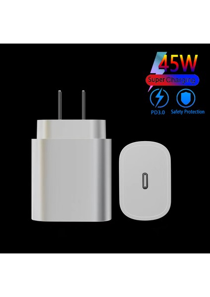 Pd 45W USB Tip C Şarj Cihazı iPhone 12 Pro Max Xiaomi Hızlı Şarj 3.0 Qc Usb-C Hızlı Şarj Seyahat Duvar Şarj Cihazı Samsung Için (Yurt Dışından) modelleri
