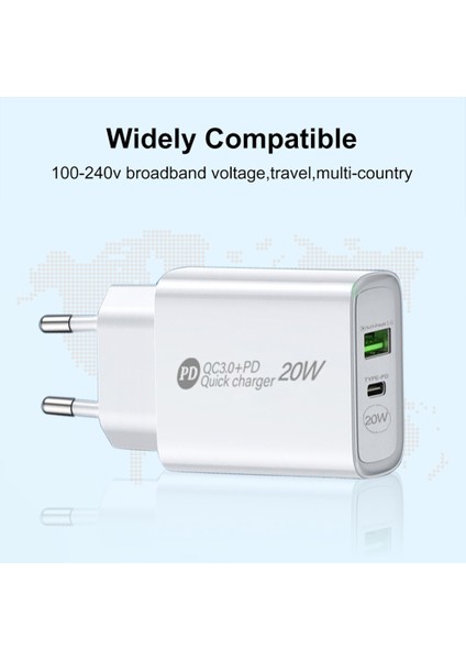 Elough Pd 20W USB Şarj Cihazı Hızlı Şarj 3.0 Hızlı Telefon Duvar Şarj Adaptörü USB C iPhone 13 12 Pro iPad Huawei Xiaomi Samsung (Yurt Dışından) fırsatları