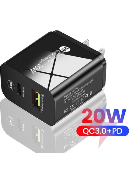 Elough Pd 20W USB Şarj Cihazı Hızlı Şarj 3.0 Hızlı Telefon Duvar Şarj Adaptörü USB C iPhone 13 12 Pro iPad Huawei Xiaomi Samsung (Yurt Dışından) indirimleri