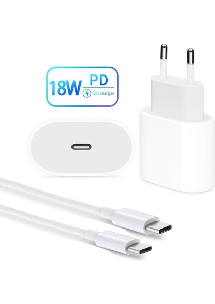 USB C 18W Güç Dağıtım Tipi C Duvar Şarj Cihazı MacBook Pro/air iPad Pro 2018 iPhone 11 Pro Max Nexus 6p Lg G6 Pixel C Matebook (Yurt Dışından)