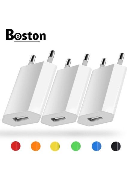Telefon Şarj Cihazı Avrupa Ab Tak USB Ac Seyahat Duvar Şarj Şarj Cihazı Güç Adaptörü Apple iPhone 6 6s 5 5s 4 4s Sıcak Satış (Yurt Dışından)