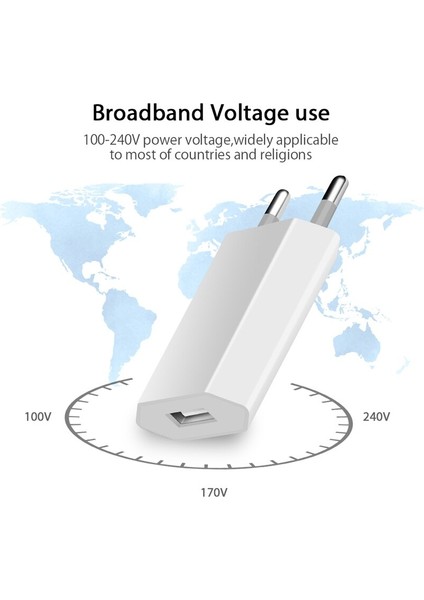 Telefon Şarj Cihazı Avrupa Ab Tak USB Ac Seyahat Duvar Şarj Şarj Cihazı Güç Adaptörü Apple iPhone 6 6s 5 5s 4 4s Sıcak Satış (Yurt Dışından) fırsatları
