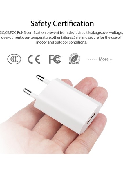 Telefon Şarj Cihazı Avrupa Ab Tak USB Ac Seyahat Duvar Şarj Şarj Cihazı Güç Adaptörü Apple iPhone 6 6s 5 5s 4 4s Sıcak Satış (Yurt Dışından) indirimleri