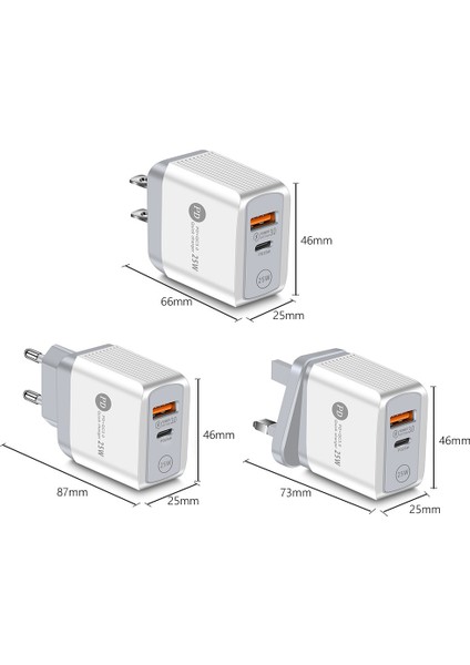 Evrensel Şarj Cihazı Pd 25W + Qc3.0 Duvar Şarjı iPhone 13 Için Şarj Cihazı Seyahat Ofis Ev 5A USB Tip C Tablet Hızlı Şarj Adaptörü (Yurt Dışından) indirimleri