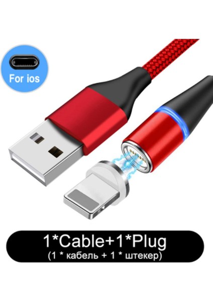 3A Hızlı Şarj USB Kablosu Mikro Tip C Mıknatıs Cep Telefonu Manyetik Veri USB Şarj Aleti Oukitel 4g Net Rt1 Ulefone Zırh 12 (Yurt Dışından)