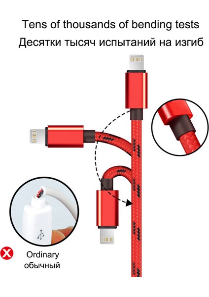 USB Kablosu iPhone 11 12 13 14 x Xr Xs Max 8 7 6 6s Artı Apple iPad Hızlı Şarj Veri Şarj Cihazı Cep Telefonu Kablosu Uzun Tel 3m (Yurt Dışından) modelleri