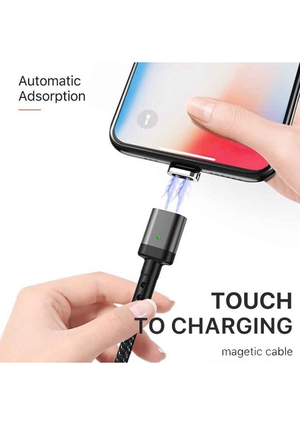 Suntaiho Manyetik Mikro USB Kablosu iPhone 12 Pro Samsung Xiaomi Hızlı Şarj Veri Kablosu Kablosu Mıknatıs Şarj Cihazı USB C Tipi Kablo (Yurt Dışından) fiyatları