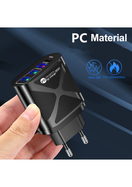 USB C Tipi Şarj Cihazı 36W Taşınabilir USB C Şarj Cihazı iPhone 13 12 Pro Max Destek Tipi C Pd Hızlı Şarj Samsung Xiaomi Için (Yurt Dışından) modelleri