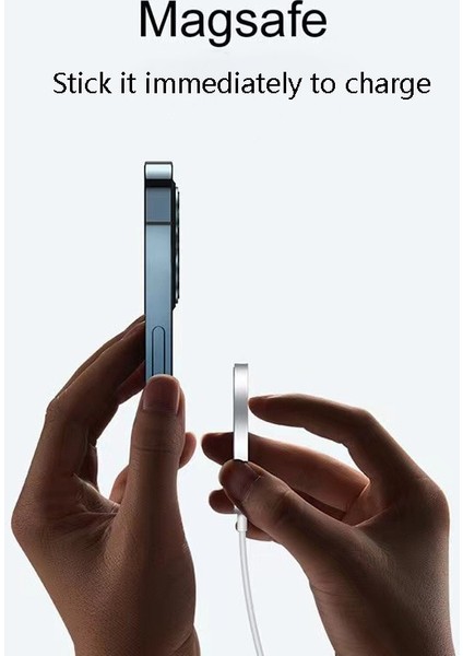 15W Manyetik Kablosuz Şarj Cihazı Hızlı Macsafe Mag Şarj Pedi IPhone 13 Pro Max 12 Mini 11 Mac Güvenli Istasyon Magsafe-Şarj Cihazı (Yurt Dışından) modelleri