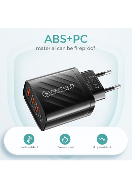 30W USB C Şarj Cihazı Hızlı Şarj Cihazı iphone 13 12 Xiaomi Huawei Samsung Hızlı Şarj 3.0 4.0 Cep Telefonu Şarj Adaptörü Qc 3.0 (Yurt Dışından) fiyatları