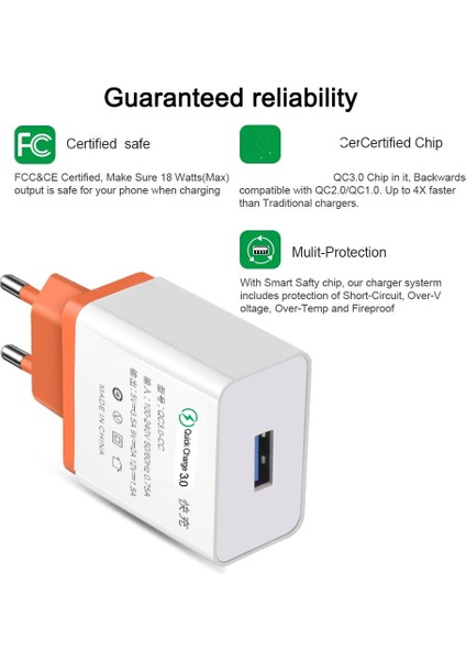 USB Şarj Aleti Hızlı Şarj 3.0 Ab Tak Hızlı Şarj Seyahat Duvar Adaptörü iPhone 11 Xr Samsung S20 Tabletler Cep Telefonu Şarj Cihazı (Yurt Dışından) modelleri