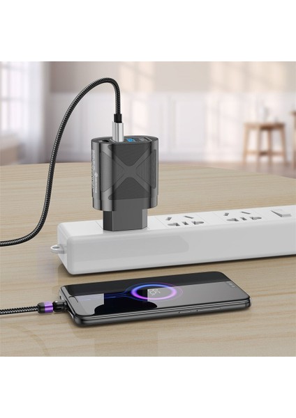 Uslıon 48W USB C Şarj Cihazı Hızlı Şarj Qc4.0 3.0 Pd Duvar Cep Telefonu Hızlı Şarj iphone Xiaomi Redmi Için Seyahat Tipi C Adaptörü (Yurt Dışından) modelleri