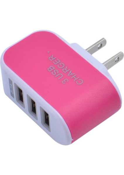 Zuczug 5V 3A Çoklu 3 Bağlantı Noktalı Aydınlık Şarj Cihazı Duvar USB Şarj Cihazı Abd Fiş Adaptörü Telefon Şarj Cihazı iPhone 8 Için Samsung S8 Tablet (Yurt Dışından) modelleri