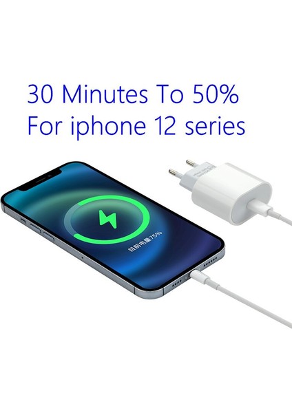 20W Pd USB C Kablosu iPhone 13 Pro Max Için Şarj Cihazı 14 Hızlı Şarj USB C Kablosu iPhone 12 Mini Pro 11 8 7 ipad Usb-C Şarj Cihazı (Yurt Dışından) fırsatları