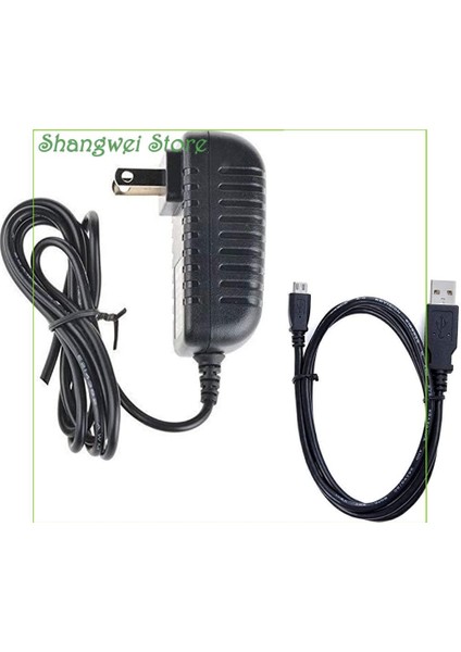 Duvar Ev Ev Şarj Cihazı Güç Adaptörü Kablo Kordonu Coby Kyros MID7048 Mıd 7048 Tablet Ereader ile Uyumlu (Yurt Dışından)