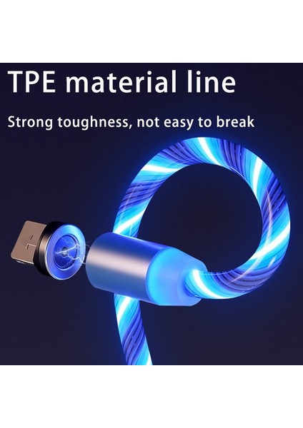 Aydınlık Manyetik Kablo Hızlı Şarj Tipi-C Mikro USB Kablosu Şarj Cep Telefonu Xiaomi Huawei iPhone 14 12 13 11 Kablo (Yurt Dışından) fiyatları