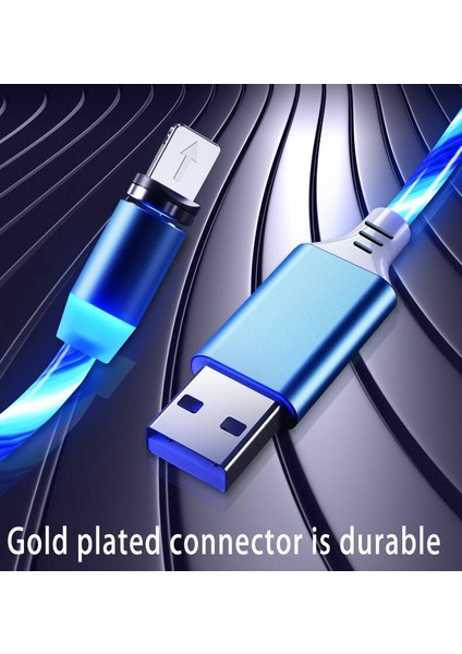 Aydınlık Manyetik Kablo Hızlı Şarj Tipi-C Mikro USB Kablosu Şarj Cep Telefonu Xiaomi Huawei iPhone 14 12 13 11 Kablo (Yurt Dışından) fırsatları