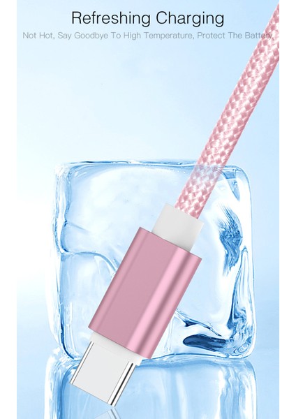 Ukyee C Tipi Kablo Hızlı Şarj Naylon Örgü USB C Şarj Cihazı Samsung S8 S9 S10 Artı Xiaomi Redmi Için Not 7 8 Pro (Yurt Dışından) modelleri