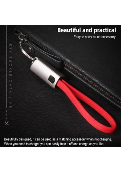 Taşınabilir Anahtarlık USB Veri Kablosu Mikro USB Tip C Hızlı Şarj Cep Telefonu Şarj Aleti Kablosu Samsung Galaxy Xiaomi Için (Yurt Dışından) fiyatları