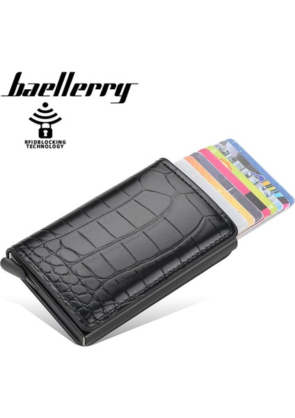 2022 Yeni Alüminyum Metal Kredi Iş Mini Kart Cüzdan Erkek Kadın Akıllı Cüzdan Kartvizitlik Rfid Cüzdan (Yurt Dışından)