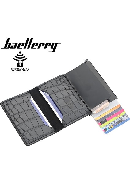 2022 Yeni Alüminyum Metal Kredi Iş Mini Kart Cüzdan Erkek Kadın Akıllı Cüzdan Kartvizitlik Rfid Cüzdan (Yurt Dışından) fiyatları