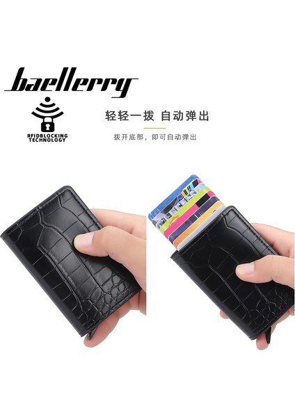 2022 Yeni Alüminyum Metal Kredi Iş Mini Kart Cüzdan Erkek Kadın Akıllı Cüzdan Kartvizitlik Rfid Cüzdan (Yurt Dışından) fırsatları