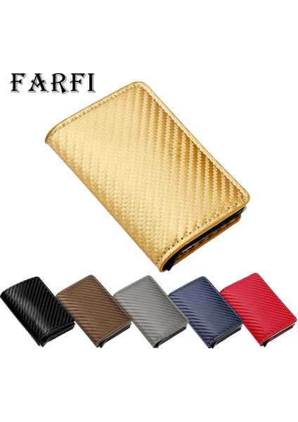 Farfi Banka Kartı Cüzdanı Rfıd Teknolojisi Hırsızlığa Karşı Çanta Kart Sahibi Kılıfı (Yurt Dışından) fırsatları