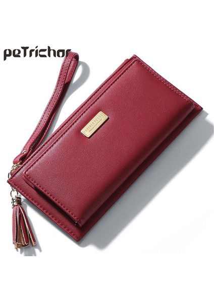 Sonsuza Kadar Genç Marka Tasarımcısı Kadın Cüzdan Sınırlı Gümrükleme Yumuşak Pu Deri Telefon Cebi Bayan Puese Moda Kadın Uzun Cüzdan (Yurt Dışından)