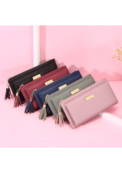 Sonsuza Kadar Genç Marka Tasarımcısı Kadın Cüzdan Sınırlı Gümrükleme Yumuşak Pu Deri Telefon Cebi Bayan Puese Moda Kadın Uzun Cüzdan (Yurt Dışından) fiyatları