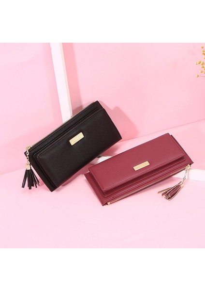 Sonsuza Kadar Genç Marka Tasarımcısı Kadın Cüzdan Sınırlı Gümrükleme Yumuşak Pu Deri Telefon Cebi Bayan Puese Moda Kadın Uzun Cüzdan (Yurt Dışından) modelleri