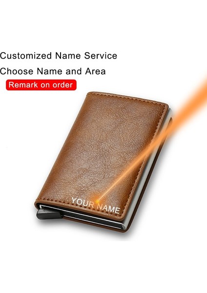 Karbon Fiber Rfid Kart Tutucu Erkek Cüzdan Para Çantası Fermuarlı Bozuk Para Cüzdanı Küçük Deri Mini Ince Cüzdan Vallet Carteira Masculina (Yurt Dışından)