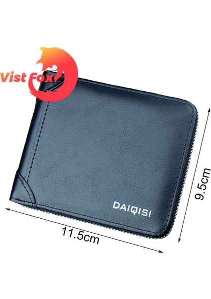 Vist Fox Erkek Çanta Vintage Retro Nedensel Erkek Para Çantası Kimlik Kartı Tutucu (Yurt Dışından) fırsatları